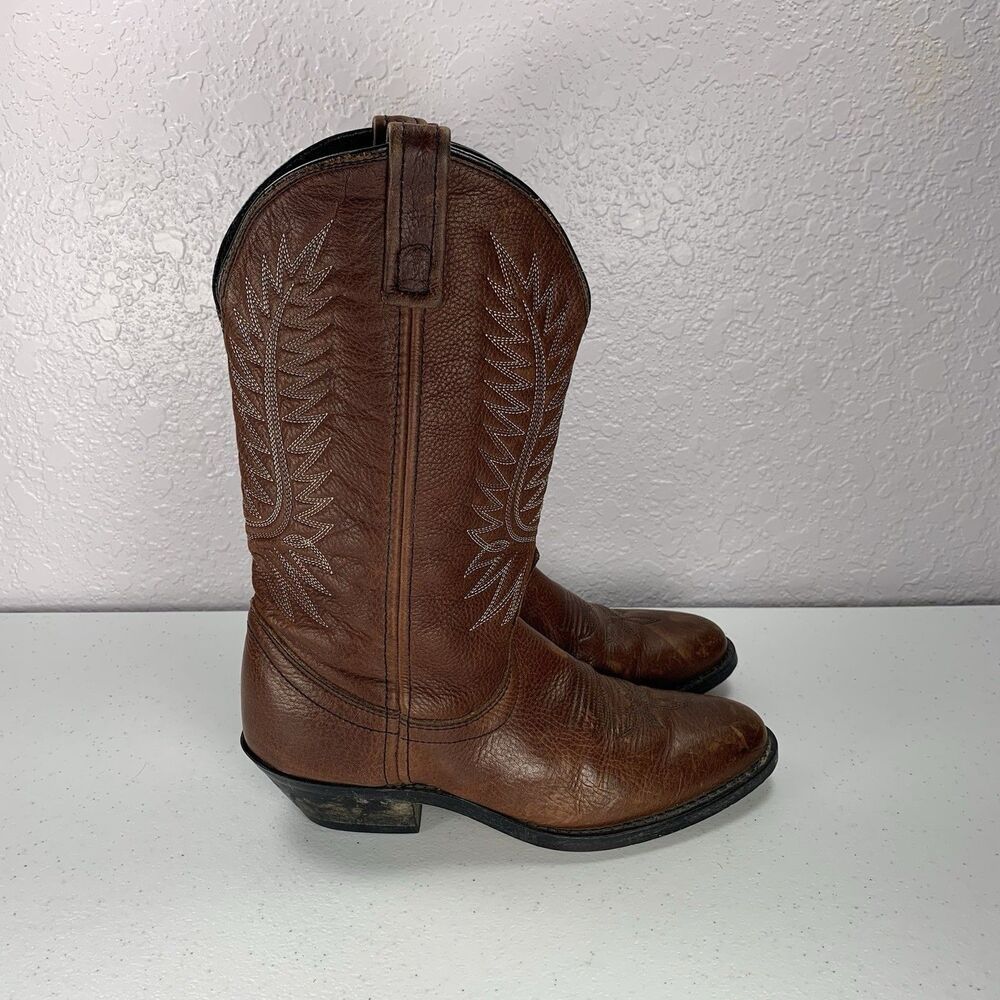 Laredo Boots Womens 6 Brown Leather Cowboy Western 51077
